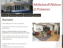 Tablet Screenshot of moebelstoff-naehrer.de